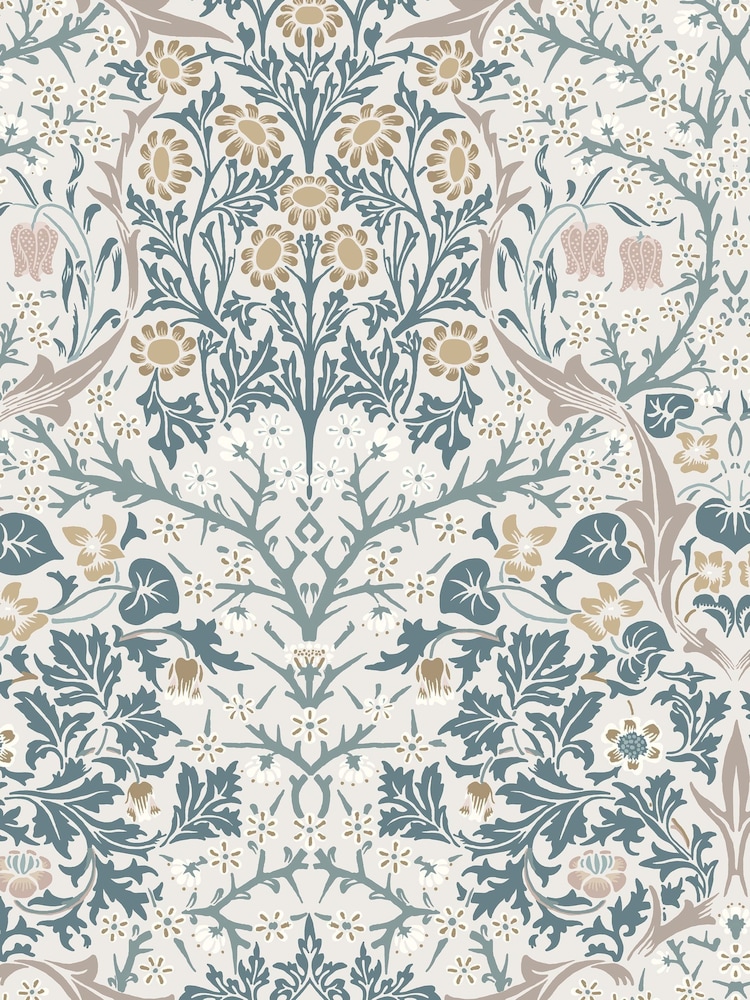 William Morris At Home Daydream Blackthorn 10M Wallpaper - Image 2 of 4
