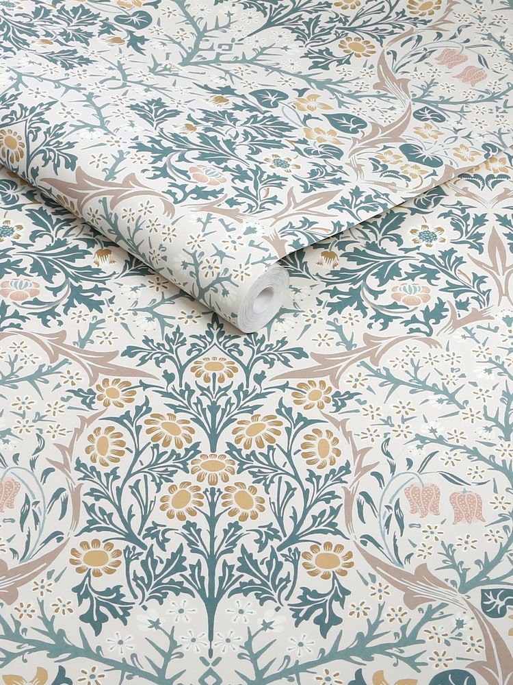 William Morris At Home Daydream Blackthorn 10M Wallpaper - Image 4 of 4