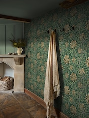 William Morris At Home Verde Honeysuckle 10M Wallpaper - Image 1 of 4