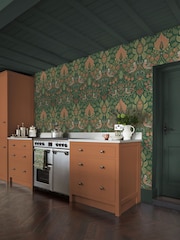 William Morris At Home Woodland Dove and Rose 10M Wallpaper - Image 2 of 5