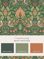 William Morris At Home Woodland Dove and Rose 10M Wallpaper - Image 4 of 5