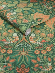 William Morris At Home Woodland Dove and Rose 10M Wallpaper - Image 5 of 5