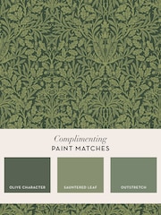 William Morris At Home Garden Green Acorn 10M Wallpaper - Image 4 of 4
