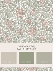 William Morris At Home Maytime Honeysuckle 10M Wallpaper - Image 3 of 4
