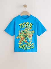 Blue Teenage Mutant Ninja Turtles T-Shirt (3-16yrs) - Image 1 of 4