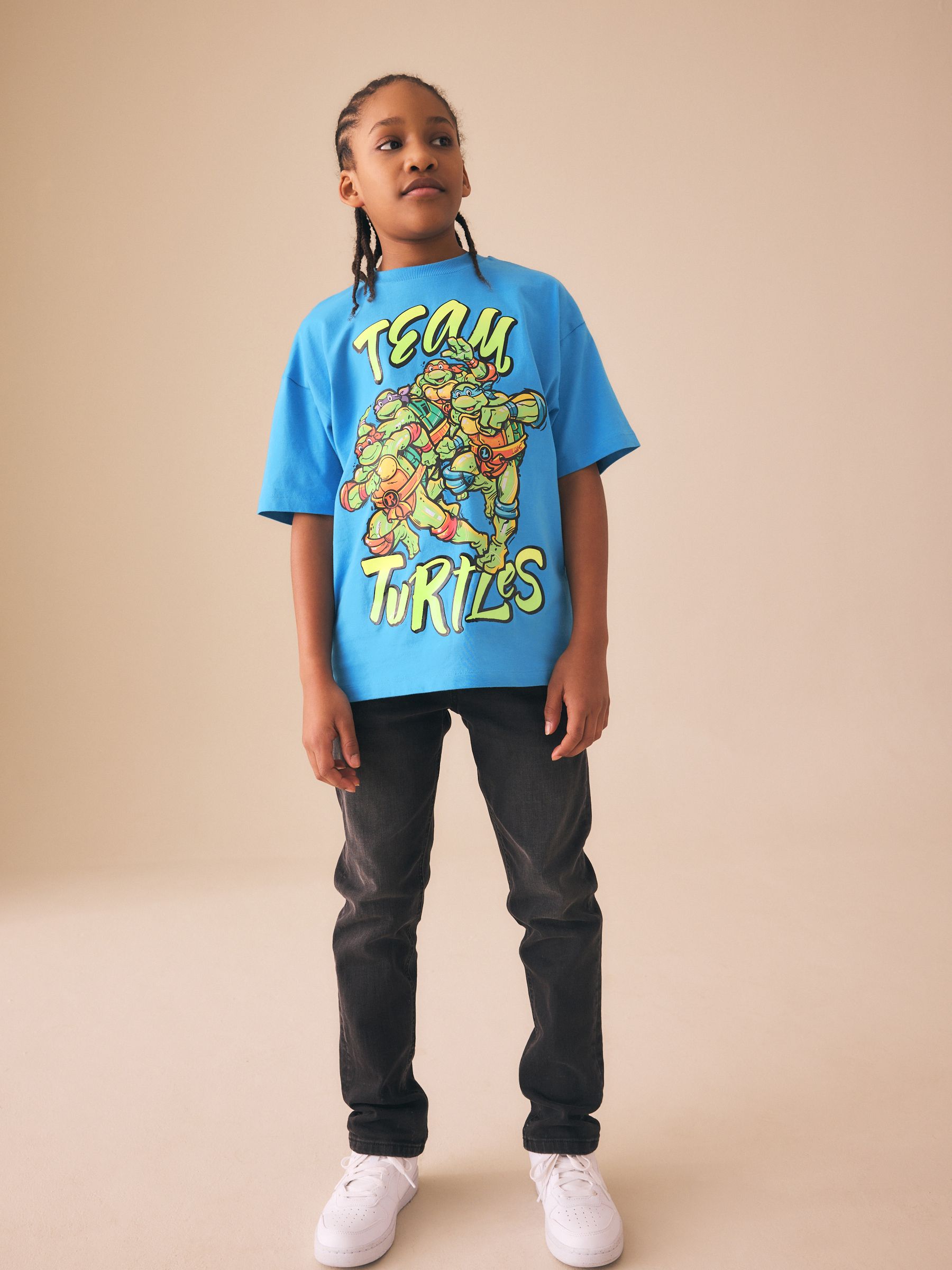 Buy Blue Teenage Mutant Ninja Turtles T-Shirt (3-16yrs) from the