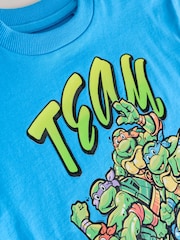 Blue Teenage Mutant Ninja Turtles T-Shirt (3-16yrs) - Image 6 of 7