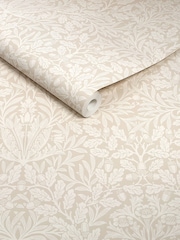 William Morris At Home Hessian Acorn 10M Wallpaper - Image 4 of 4