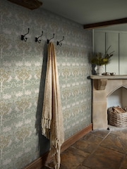 William Morris At Home Sage Brother Rabbit 10M Wallpaper - Image 2 of 5