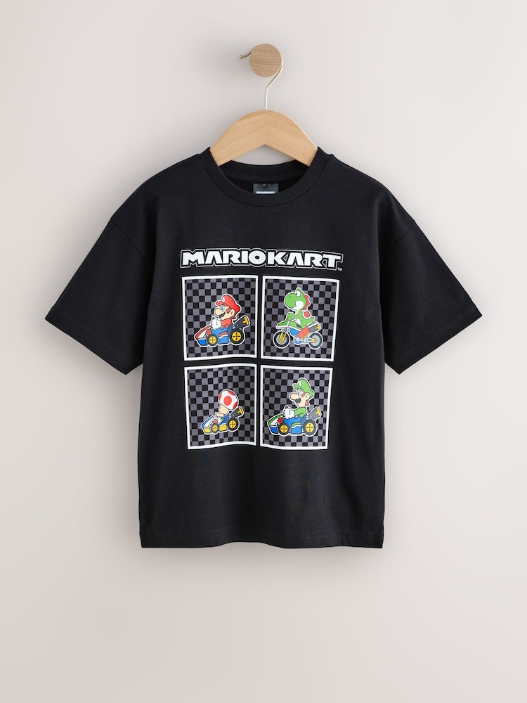 Sort - Mario Gaming T-shirt (3-16år) - Billede 1 af 4 Sort - Mario Gaming T-shirt (3-16år) - Billede 1 af 4