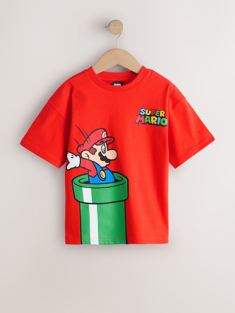 Punainen sijoittelu - Mario Gaming T-paita (3-16vuotta) - Kuva 1 / 4