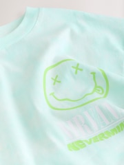 Blue Tie Dye Nirvana Band T-Shirt (3-16yrs) - Image 4 of 4