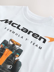 Alb - McLaren Short Sleeve T-Shirt (3-16yrs) - Imaginea 3 din 4