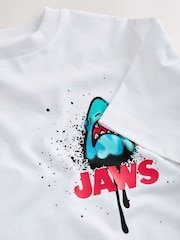 Alb Back Imprimeu - Jaws T-Shirt (3-16yrs) - Imaginea 3 din 4