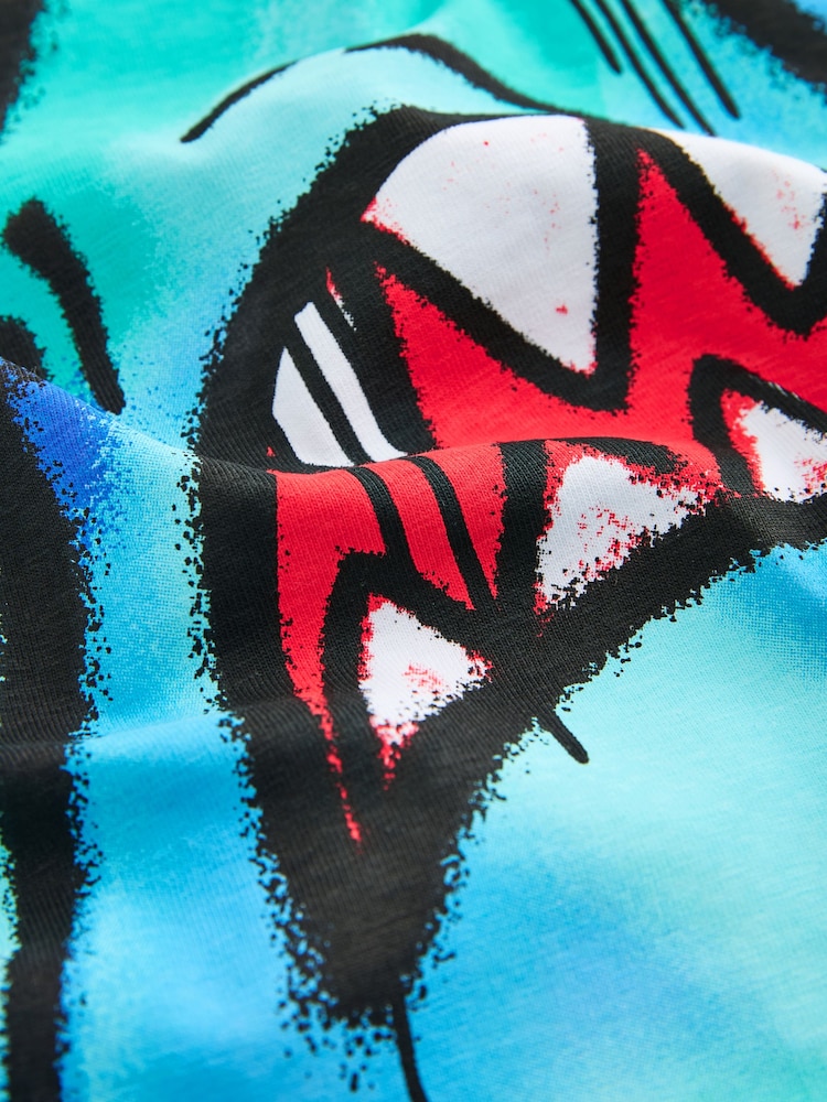 Alb Back Imprimeu - Jaws T-Shirt (3-16yrs) - Imaginea 4 din 4