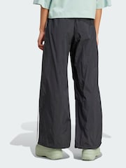 adidas Originals Black 3-Stripes Woven Parachute Tracksuit Bottoms - Image 2 of 5
