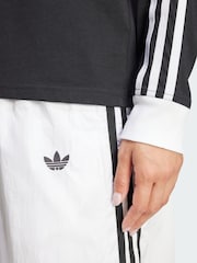 adidas Originals Black Adicolor 3-Stripes Regular Long Sleeve T-Shirt - Image 4 of 5