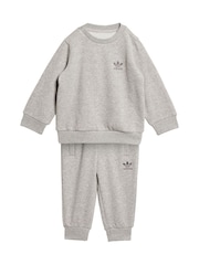 adidas Originals Grey Crew Set - Image 2 of 6