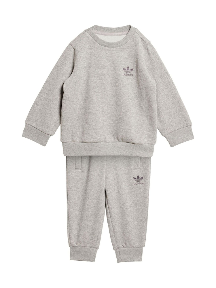 adidas Originals Grey Crew Set - Image 2 of 6