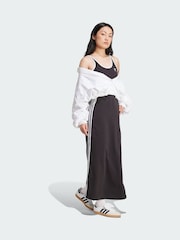 adidas Originals Black Adicolor 3-Stripes Tank Maxi Dress - Image 1 of 5
