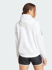 adidas White Own The Run Jacket - Image 2 of 4