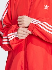 adidas Originals Red Adilenium Season 3 Oversized Track Top - Image 3 of 5
