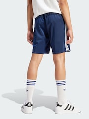 adidas Originals Blue Adicolor Firebird Shorts - Image 2 of 5