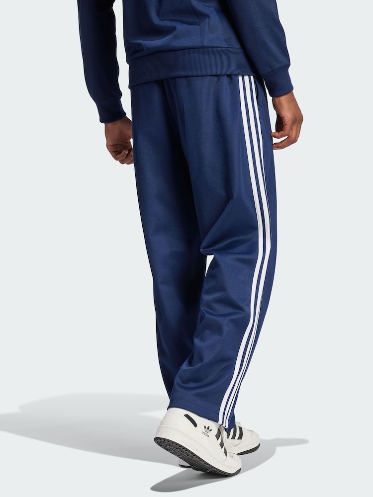 adidas Originals Blue Adicolor Baggy Fit Firebird Track Joggers - Image 2 of 5