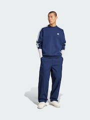 adidas Originals Blue Adicolor Oversized Crew Sweatshirt - Image 1 of 5
