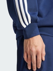 adidas Originals Blue Adicolor Oversized Crew Sweatshirt - Image 4 of 5