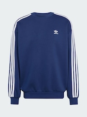 adidas Originals Blue Adicolor Oversized Crew Sweatshirt - Image 5 of 5