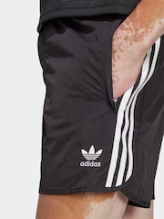 adidas Originals Black Adicolor Classics Sprinter Shorts - Image 3 of 5
