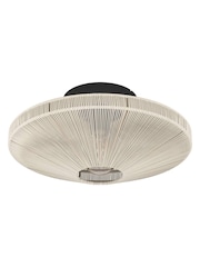 Eglo Black Midsumer Timeless Fabric Ceiling Light - Image 3 of 6