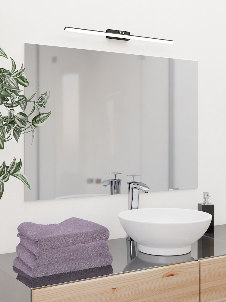 Eglo Black Brass Verdello LED Plastic Mirror Light - Image 1 of 5