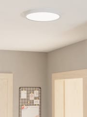 Eglo White Fueva 6 LED Ceiling Light 27cm - Image 1 of 5