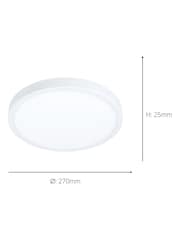 Eglo White Fueva 6 LED Ceiling Light 27cm - Image 3 of 5