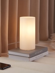 Eglo White Geo Matte Glass Table Lamp - Image 1 of 5
