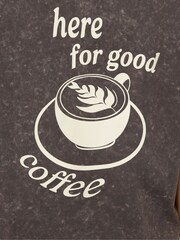 Long Tall Sally Grey Acid Wash Coffee T-Shirt - Image 7 of 7