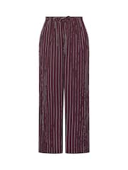 Yours Curve Red Pull On Wide Leg Trousers - Image 5 of 5