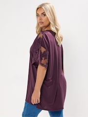 Camiseta Yours Curve Boxy Burnout Panel - Imagem 3 de 5