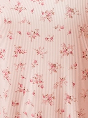 Yours Curve Pink Limited Pretty Ditsy Lace Top - Image 5 of 5