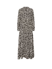 Long Tall Sally Brown Tie Waist Maxi Dress - Image 4 of 5