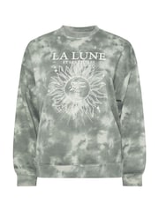 Yours Curve Grey Limited Tie Dye Sweatshirt - Image 4 of 5