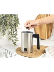 Salter Silver Stainless Steel Milk Frother - Image 1 of 6