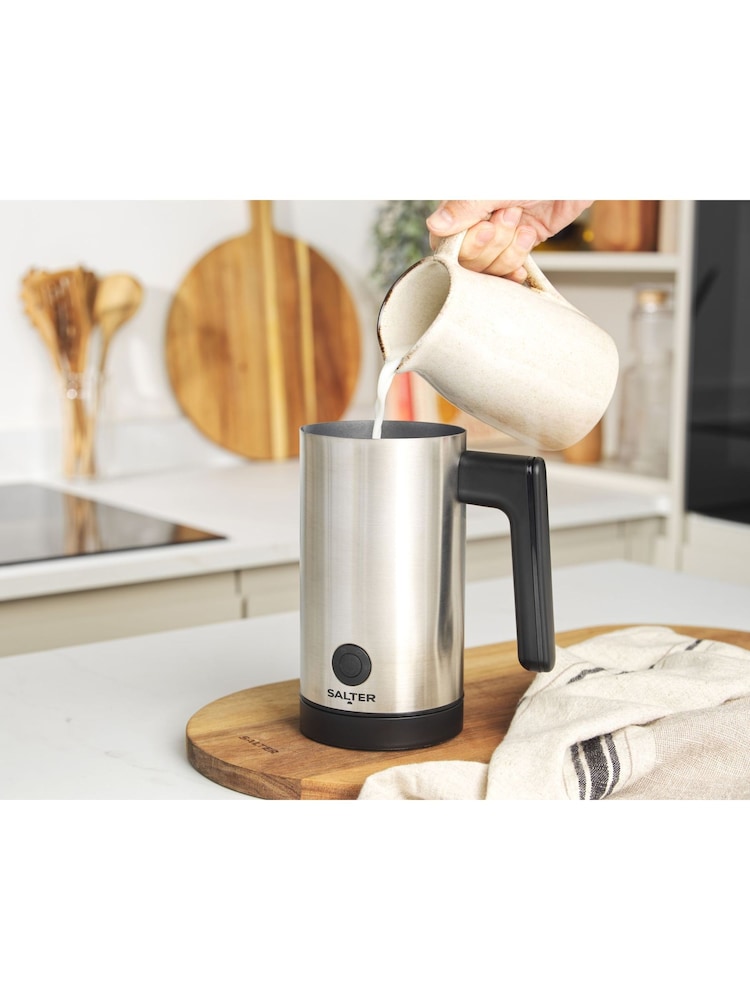 Salter Silver Stainless Steel Milk Frother - Image 2 of 6