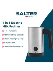 Salter Silver Stainless Steel Milk Frother - Image 6 of 6
