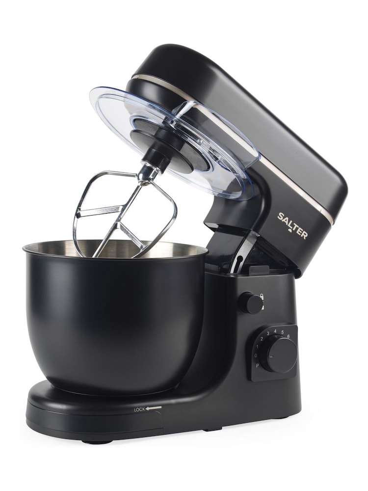 Salter Black Alchemy Stand Mixer - Image 2 of 8 Salter Black Alchemy Stand Mixer - Image 2 of 8