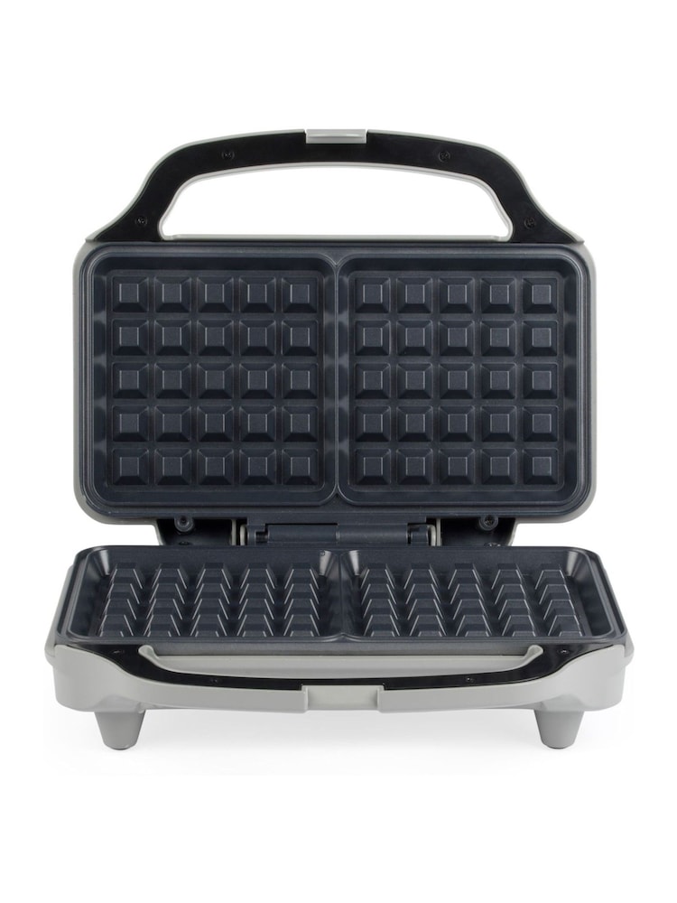 Salter Silver Aspen XL Waffle Maker - Image 2 of 6 Salter Silver Aspen XL Waffle Maker - Image 2 of 6