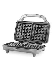 Salter Silver Aspen XL Waffle Maker - Image 3 of 6