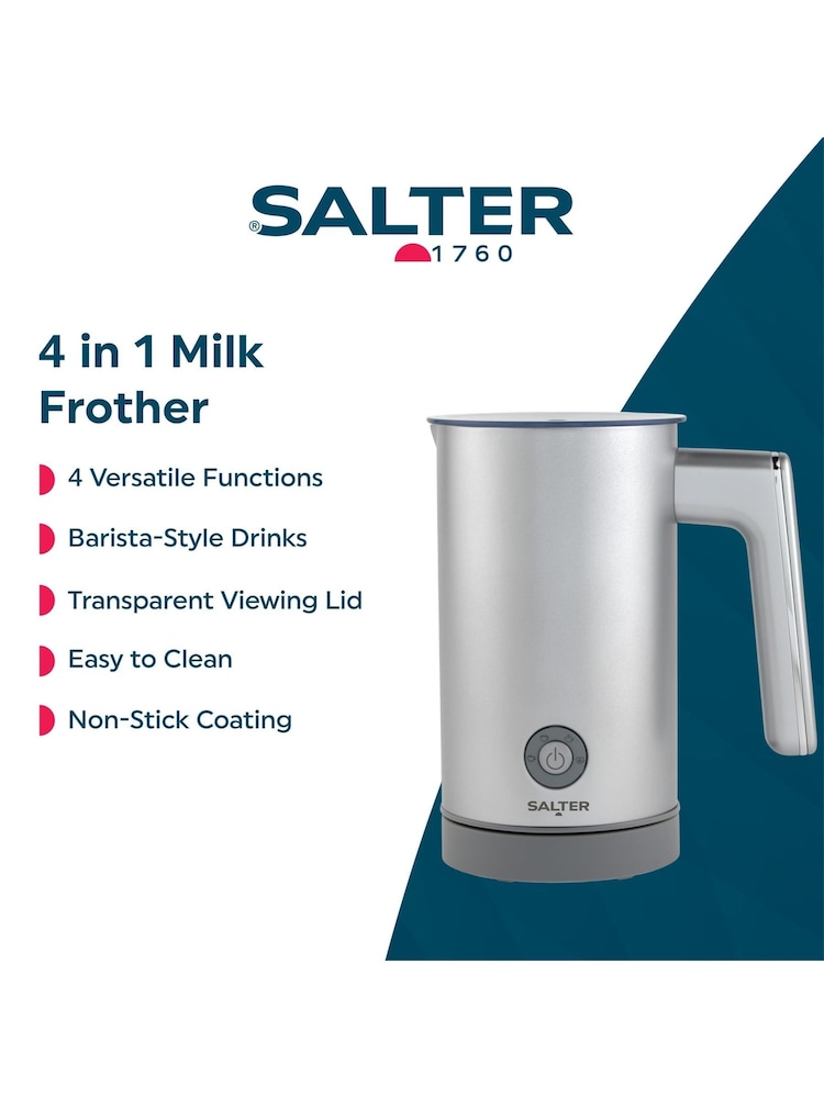 Salter Silver Aspen Milk Frother - Image 5 of 5